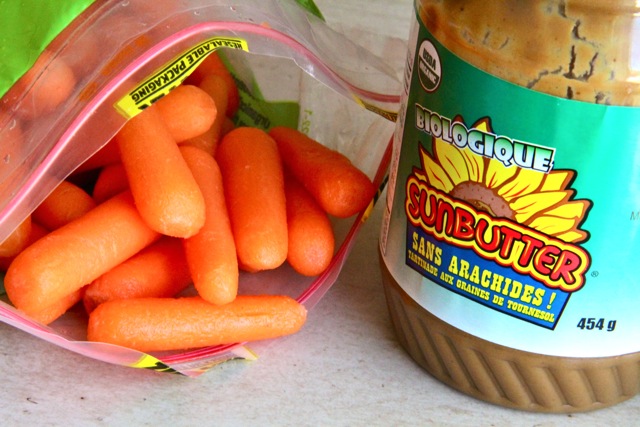 Carrots and Sunbutter