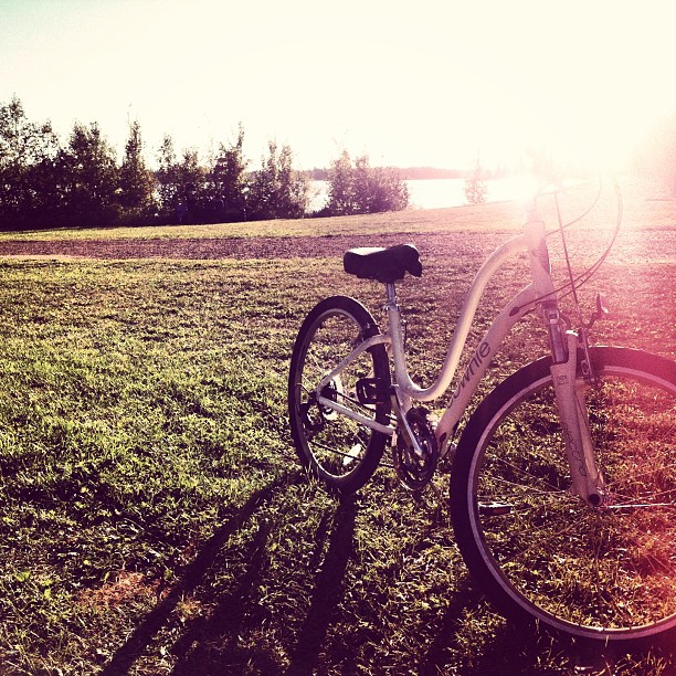 Biking at the Lake