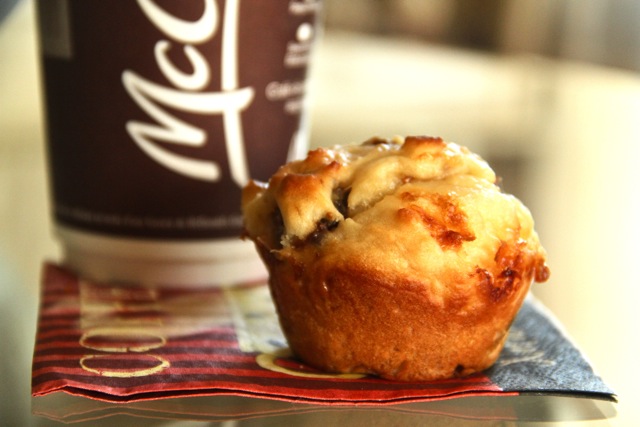 Fig Muffin and Coffee