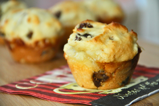 Fig and Goat Cheese Muffins