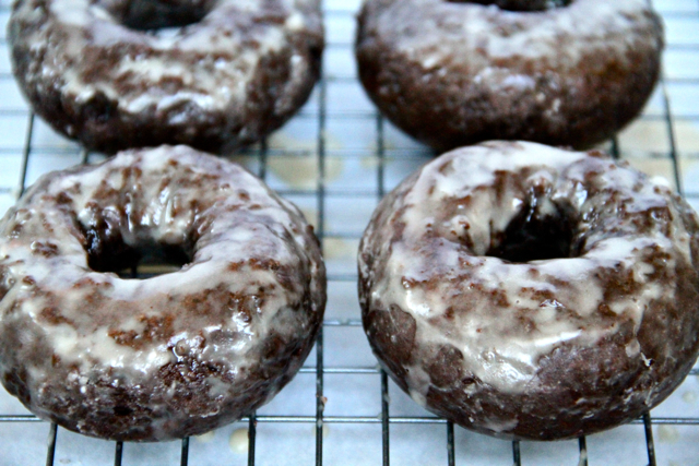 [healthier] chocolate glazed donuts . - . running with ...
