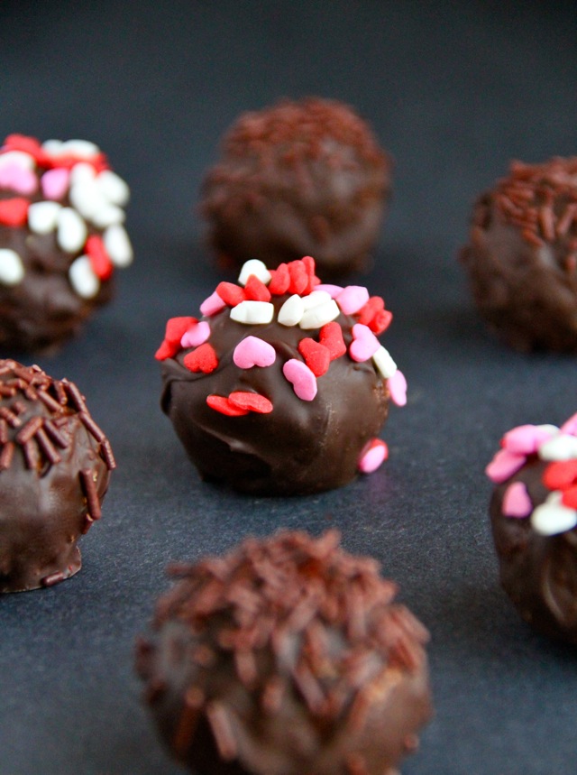 Almond Butter and Pretzel Truffles -- Sweet, salty, crunchy, and smooth. Satisfy all your cravings in a single bite with one of these truffles.