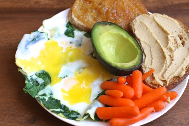 Eggy Avocado Snack Plate