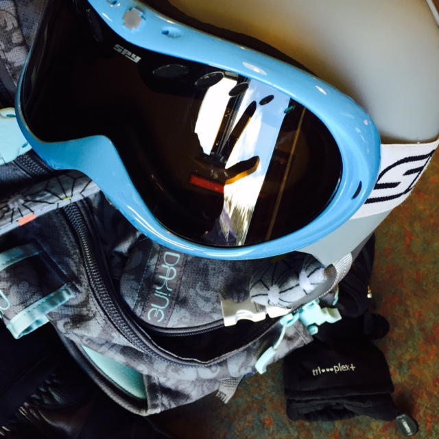 Boarding Helmet and Goggles