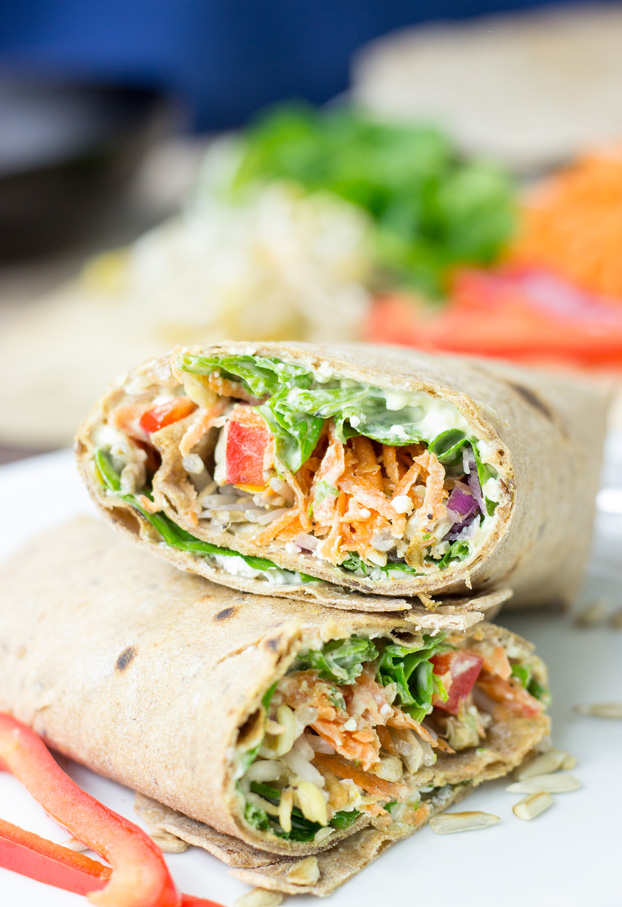 Tangy Veggie Wrap