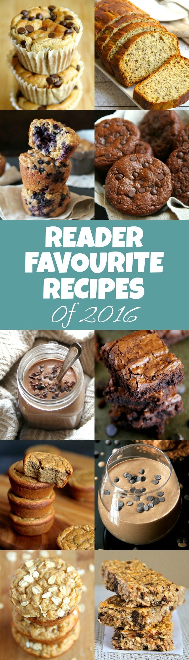 Top 10 Reader Favourite Recipes of 2016! - a collection of healthy desserts and snacks to incorporate into your diet in the new year! | runningwithspoons.com