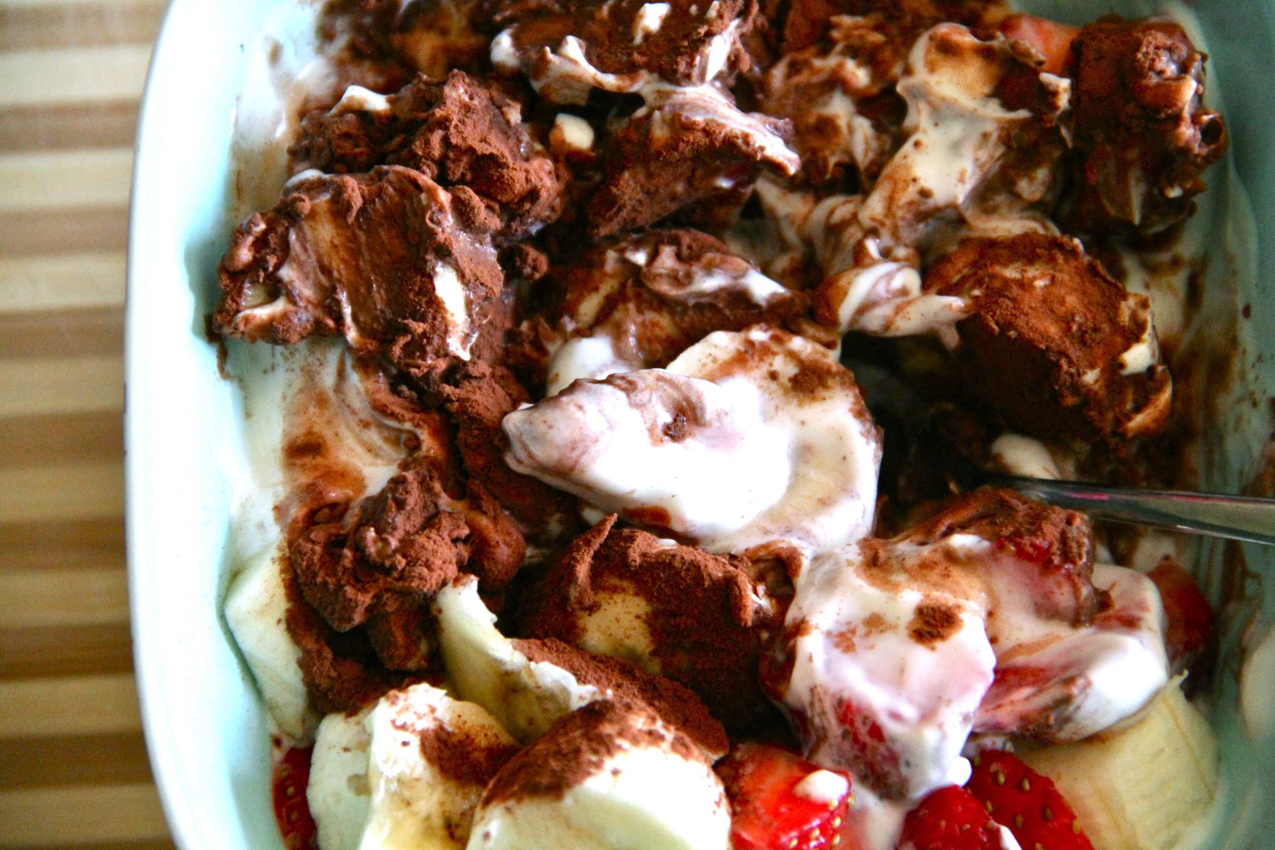 Fruit and Chocolate Mess