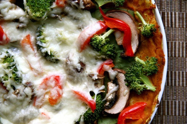 Pumpkin Hummus Pizza
