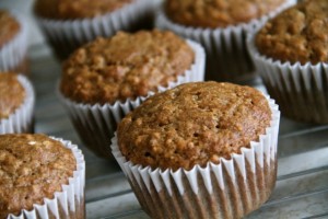 Cinnamon Raisin Bran Muffins