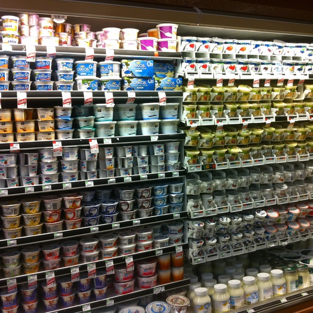 Wall of Yogurt