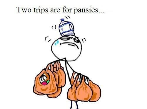 Never Two Trips