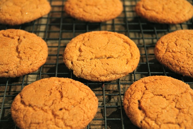 Baking Gingersnaps