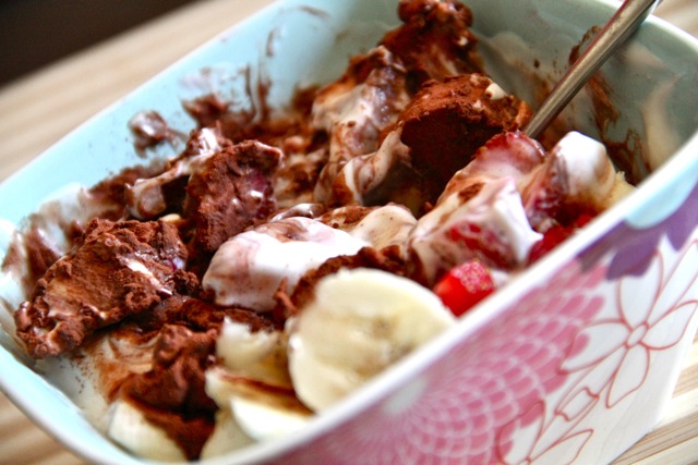 Cocoa Yogurt Mess