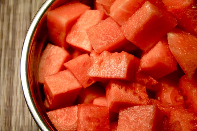 Watermelon Snacking