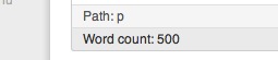 500 Word Count