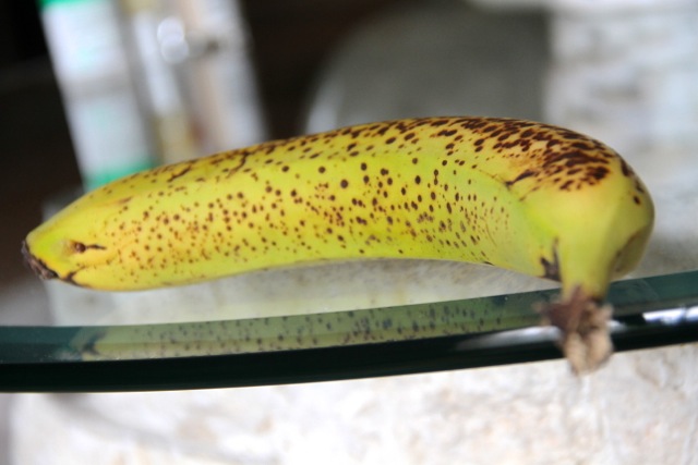 Green Speckled Banana