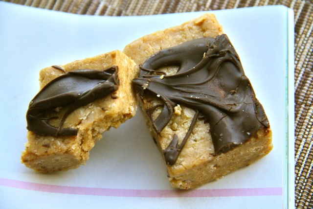 Almond Fudge Protein Bars