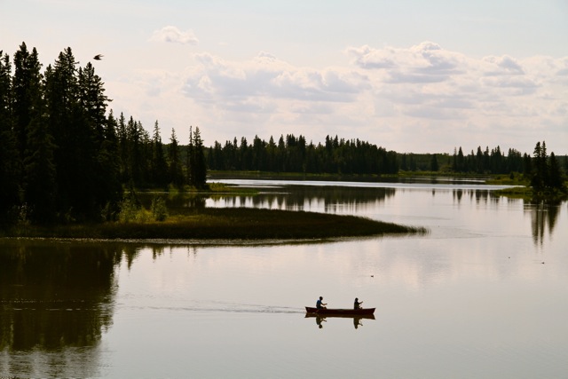 Canoe at the Lake