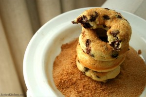 Banana Chocolate Chip Doughnuts