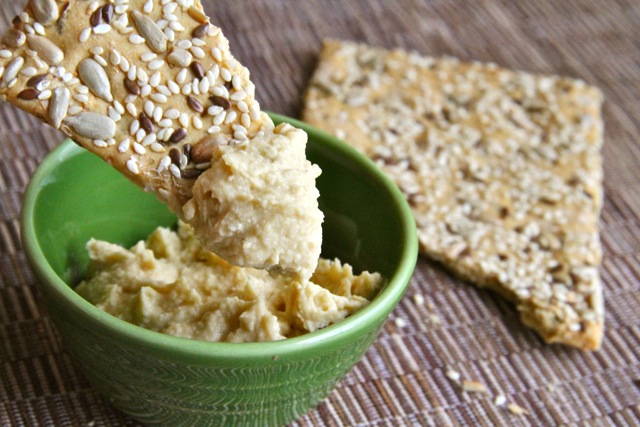 Crackers and Hummus