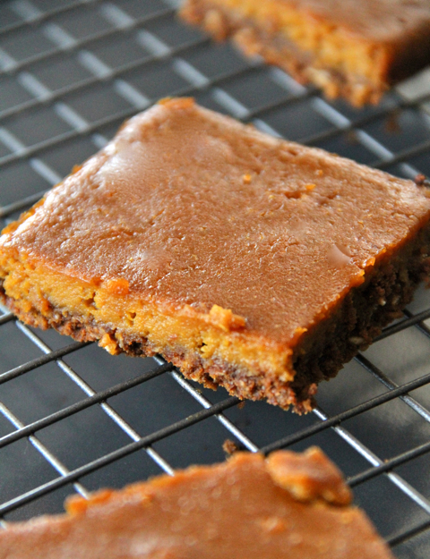 Bare Gingerbread Pumpkin Bars