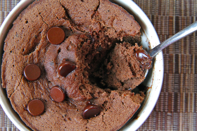 Healthy Double Chocolate Mug Cake