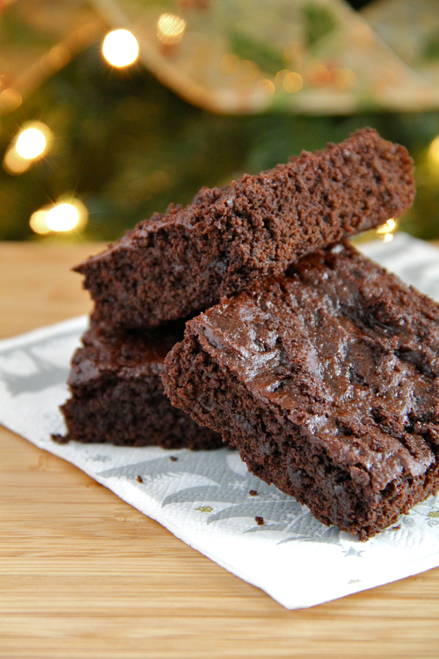 Chocolate Gingerbread Brownies