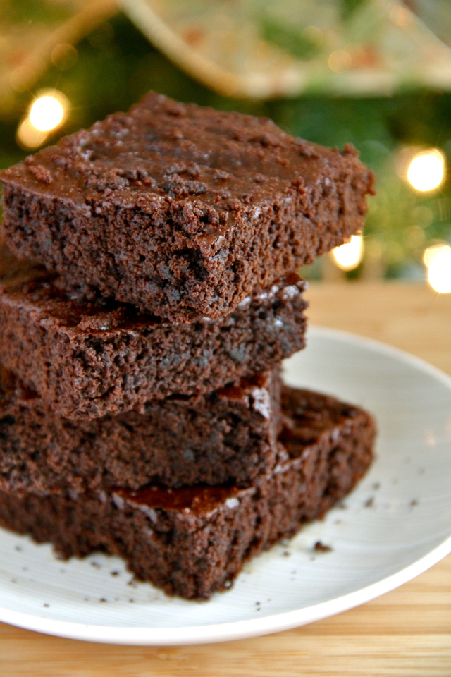 Gingerbread Brownie Stack