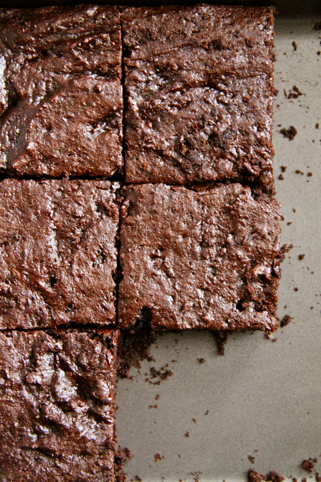 Gingerbread Brownies in Pan