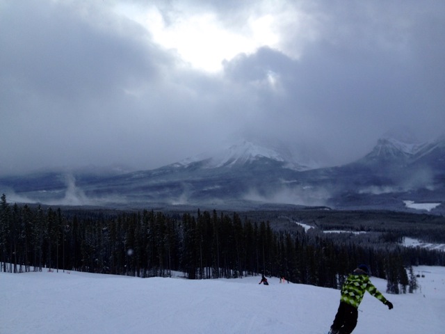 Cloudy Canadian Rockies