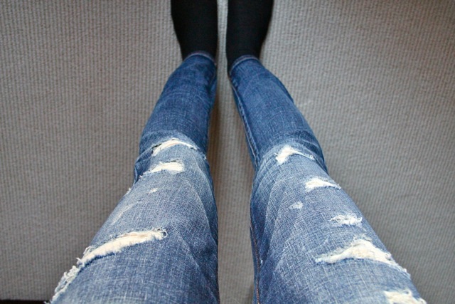 Distressed Jeans