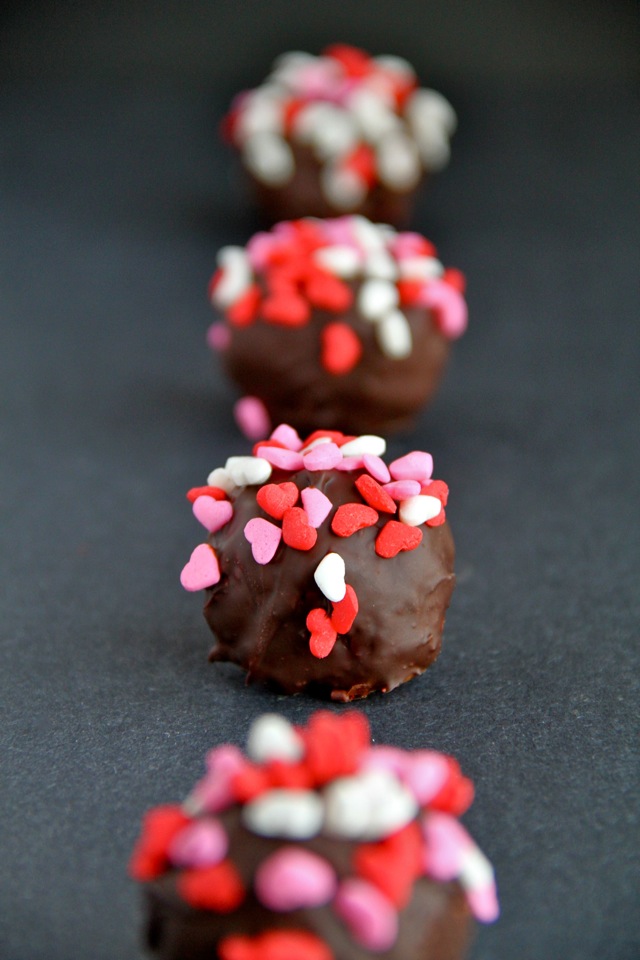 Almond Butter and Pretzel Truffles -- Sweet, salty, crunchy, and smooth. Satisfy all your cravings in a single bite with one of these truffles.