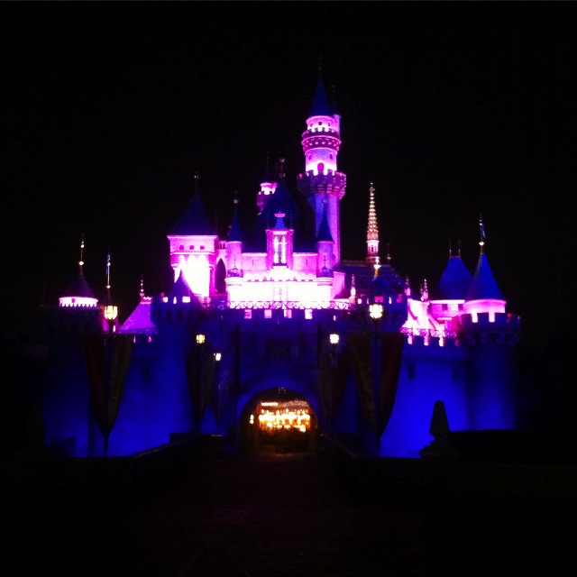 Cinderella's Castle at Night