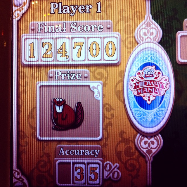 Midway Mania Score