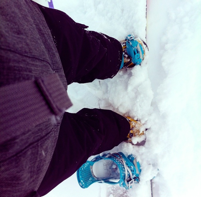 Snowboard Buried In Snow