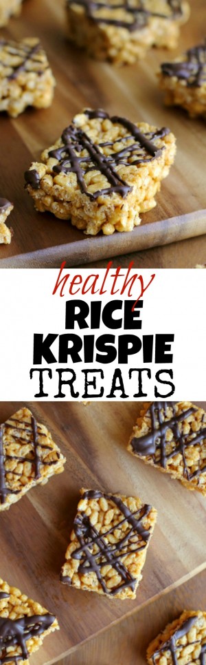 Healthy Rice Krispie Treats | running with spoons