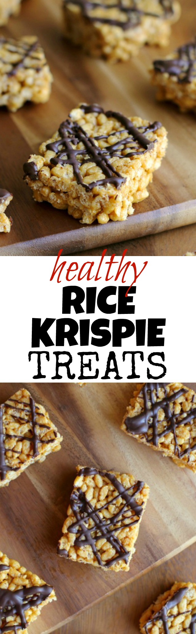 Healthy Rice Krispie Treats - this childhood favourite is made with NO marshmallows or butter, but tastes just as delicious as the original | runningwithspoons.com #glutenfree #vegan #snack #recipe