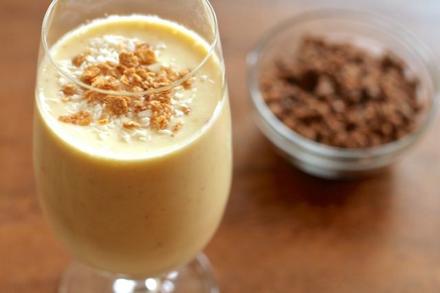 Peach Breakfast Smoothie