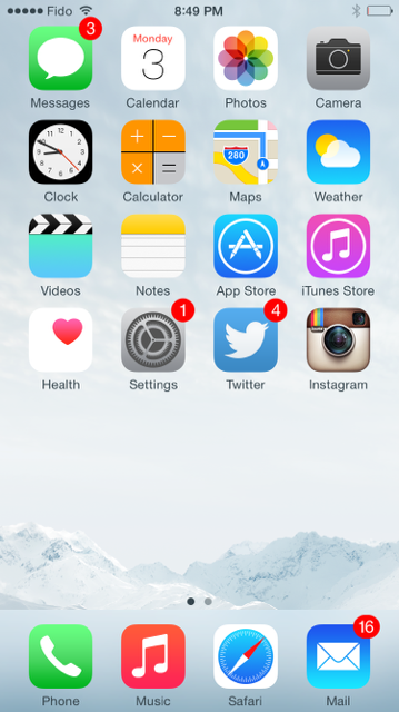 iPhone Screen