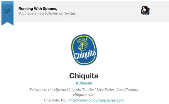Chiquita Twitter