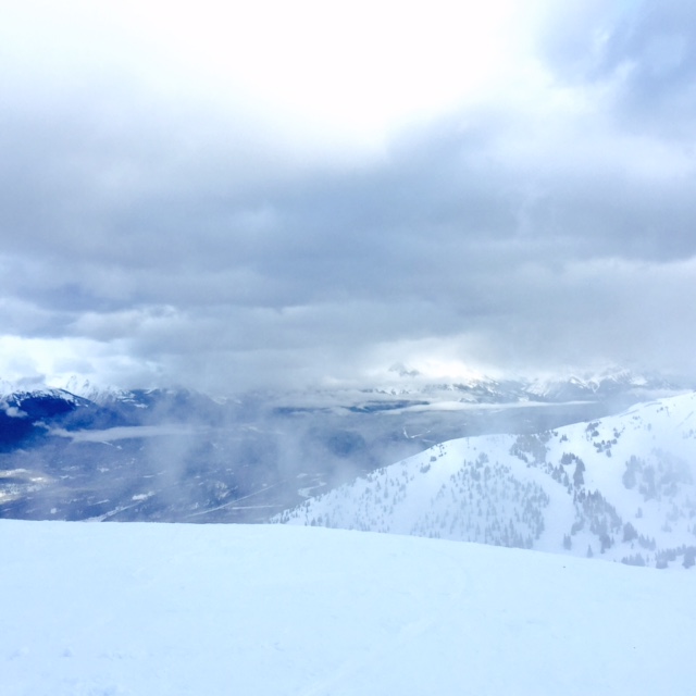 Cloudy Mountain Top