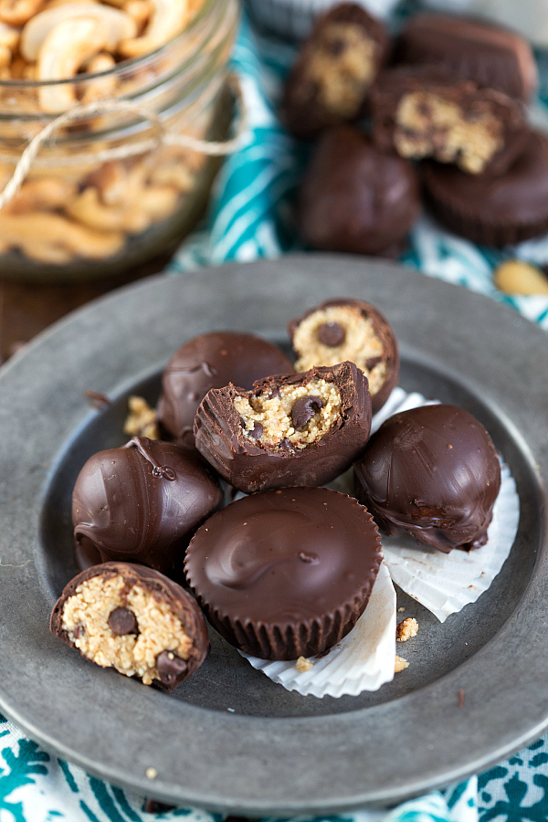 Cookie Dough Chocolate Cups