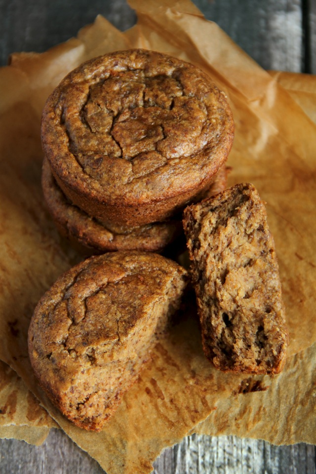 Vegan Flourless Banana Muffins