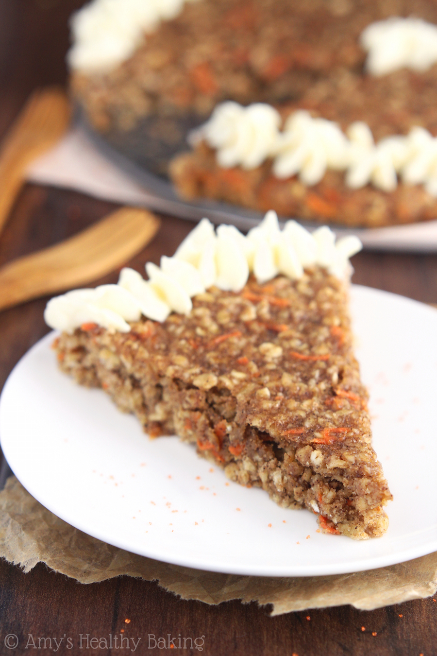 Carrot Cake Oatmeal Cookie Cake