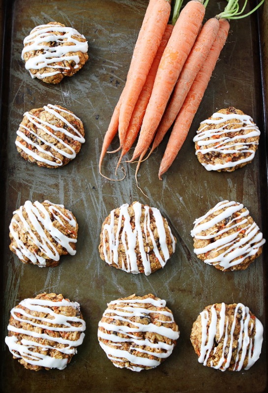 Carrot Cake Oatmeal Cookies