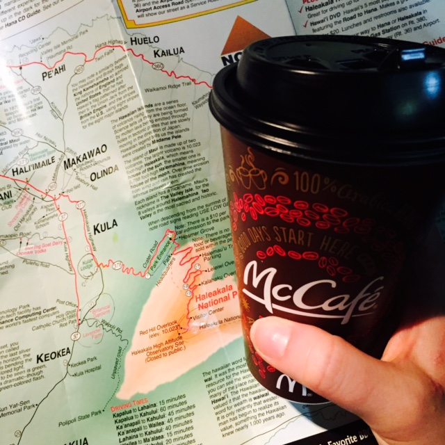 Coffee on the Road to Haleakala