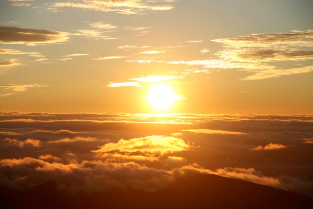 Sunrise over Haleakala
