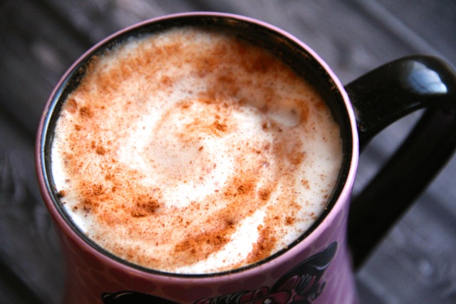 Foamy Almond Milk Latte