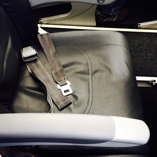 Empty Airplane Seat