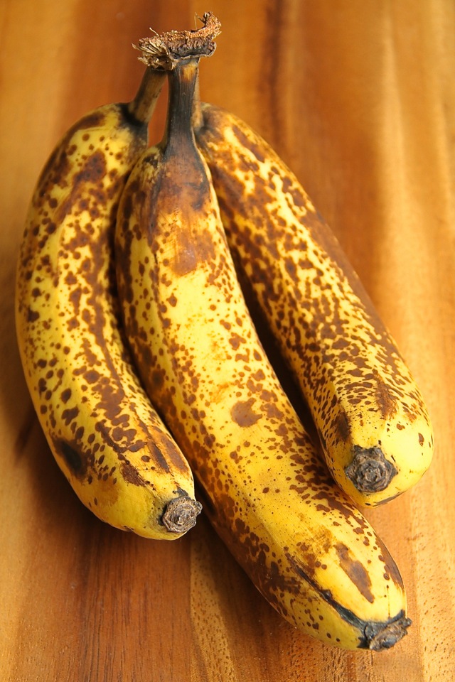 Ripe Spotty Bananas